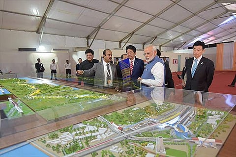 Modi-Abe lay foundation for Mumbai-Ahmedabad Bullet train project