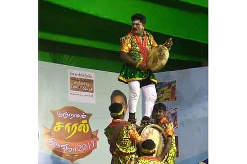 ?Panaiyur? Raja during one of his performances