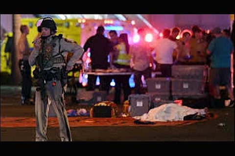 Vegas strip shooting