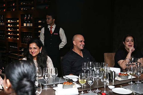 Terroir members at a wine tasting and dinner held recently in the city