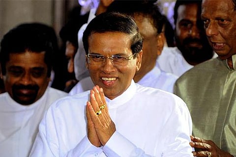 Sri Lankan President Maithripala Sirisena