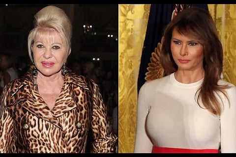 Ivana Trump and Melania Trump