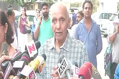 BG Chitnis, father of Nupur Talwar (Image: ANI)