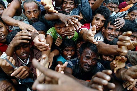 Rohingya Muslims.