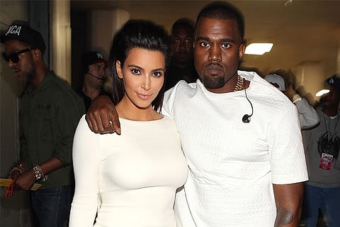 Kim Kardashian and Kanye West
