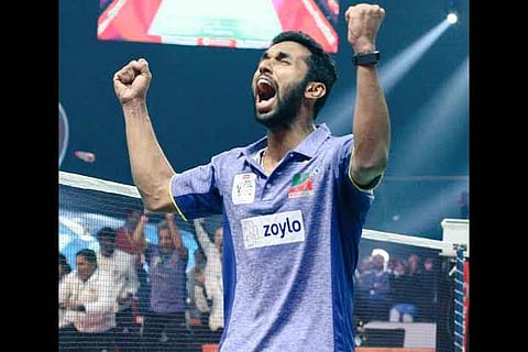 HS Prannoy exults after overpowering Lee Chong Wei