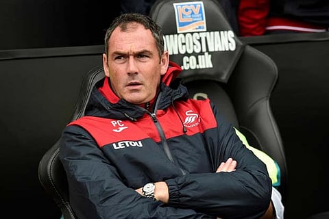 Swansea City manager Paul Clement
