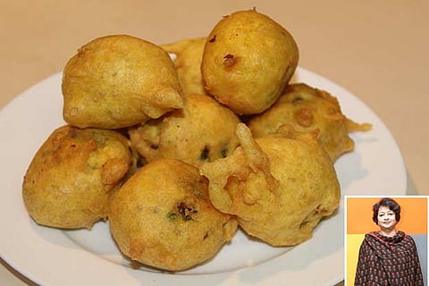 Paneer bondas (Inset: Chef Ramaa Shanker)