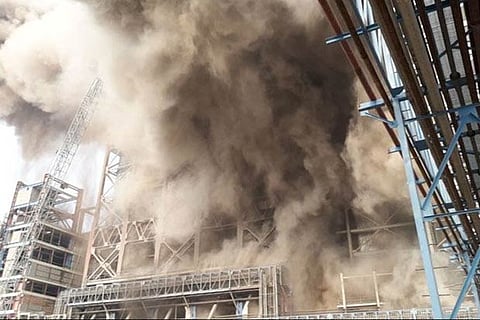 File photo of NTPC Explosion