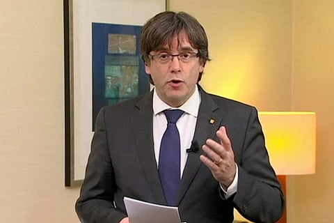 Sacked Catalan President Carles Puigdemont