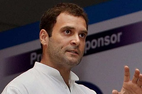 Congress vice president Rahul Gandhi