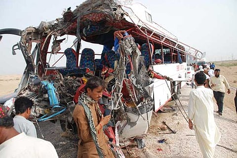 22 killed, 51 injured as bus falls into ravine in Pakistan
