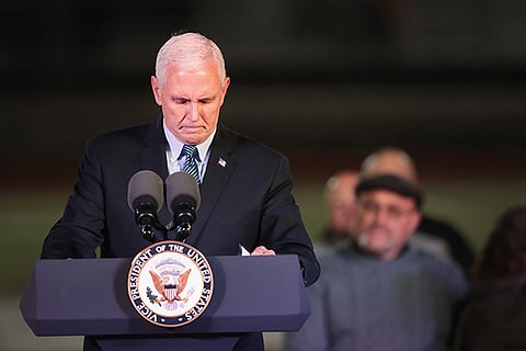 US Vice President Mike Pence