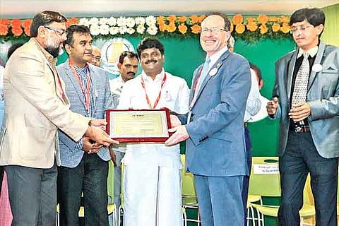 Health Minister C Vijaya Baskar, other officials at the trauma care workshop held at IIT-M