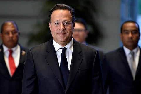 Panama's President Juan Carlos Varela