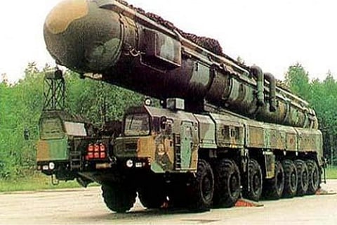 DF-41 intercontinental ballistic missile (Image credit: SCMP Pictures)