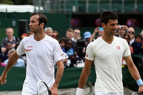 Novak Djokovic and Radek Stepanek