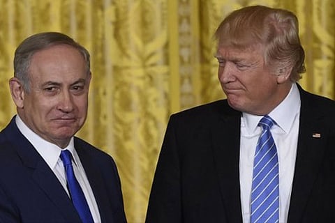 US President Donald Trump and Israeli Prime Minister Benjamin Netanyahu