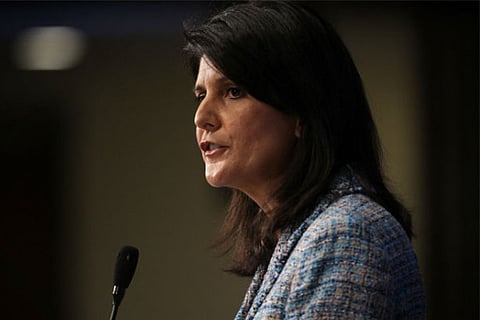 Nikki Haley, the US Ambassador to the UN