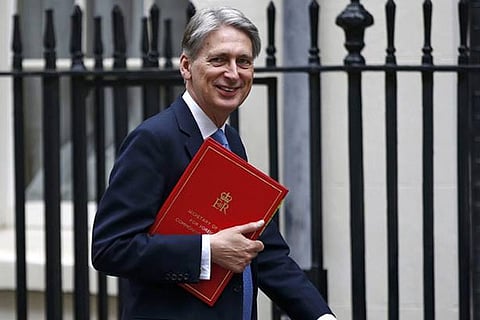 British Finance Minister Philip Hammond