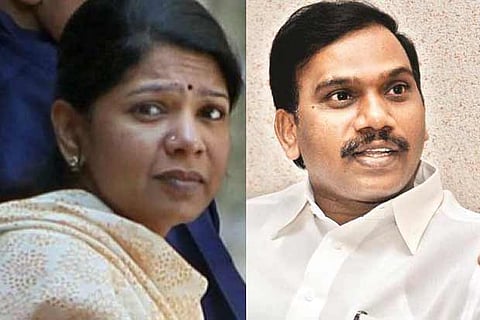 Kanimozhi and Raja