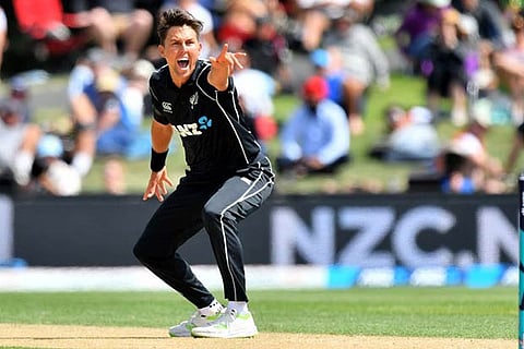 Trent Boult recorded his career best figures of 7-34 against West Indies in the second ODI