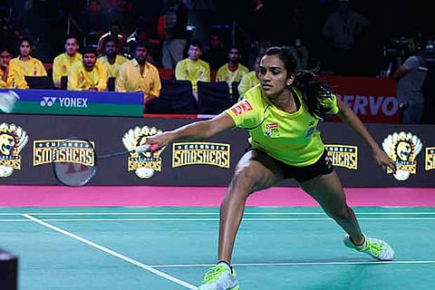 PV Sindhu of Chennai Smashers