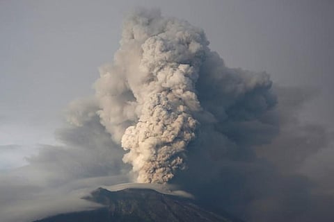 Mount Agung volcano