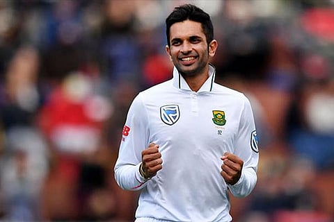 South African spinner Keshav Maharaj