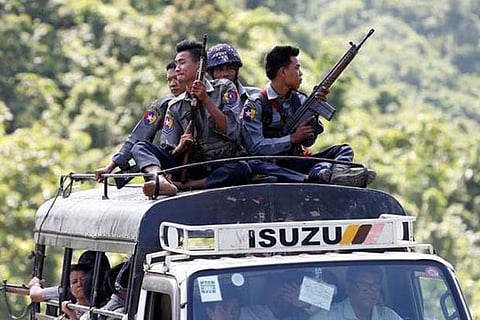 Rohingya insurgents ambush Myanmar military truck, five wounded