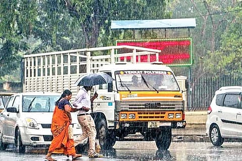 File photo of rains in Chennai