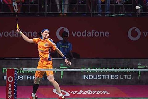 Tsu Ying of Ahmedabad won a one-sided match against Zhang