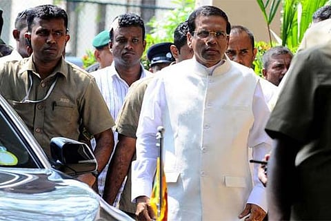 Sri Lanka President Maithripala Sirisena