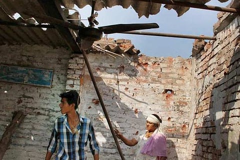 Shelling from across the LoC at the India-Pakistan International border in RS Pura sector, Jammu