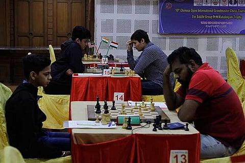 Deepan Chakkravarthy won his fifth consecutive game in the Chennai Open Interantional Chess tourname
