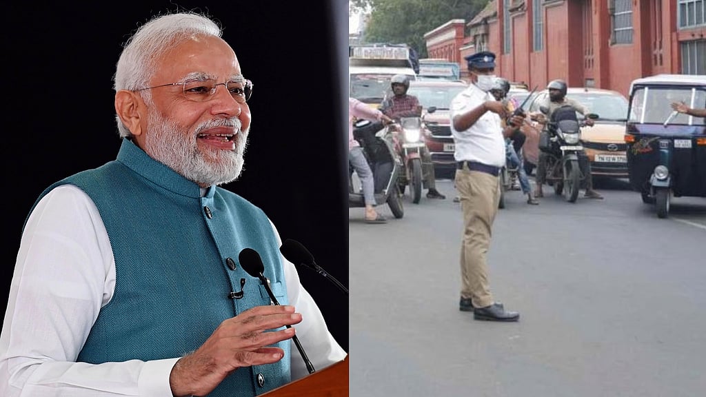 Modi Gold PM Modi's Chennai visit: Traffic diversions in city