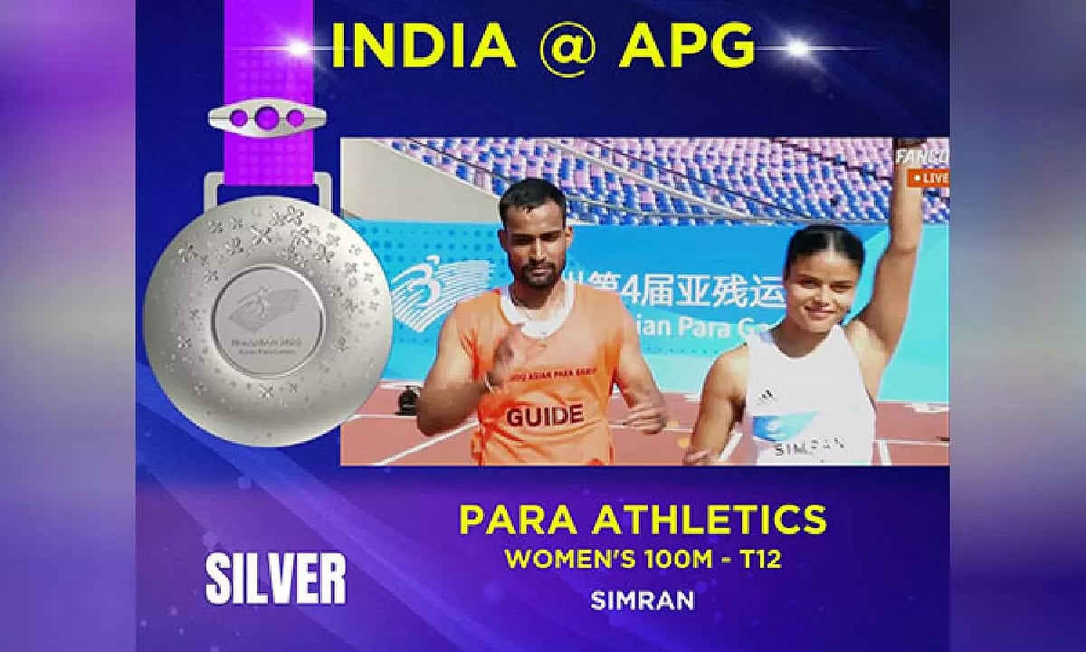Asian Para Games: Simran Vats clinches silver in Women's 100m T12 event
