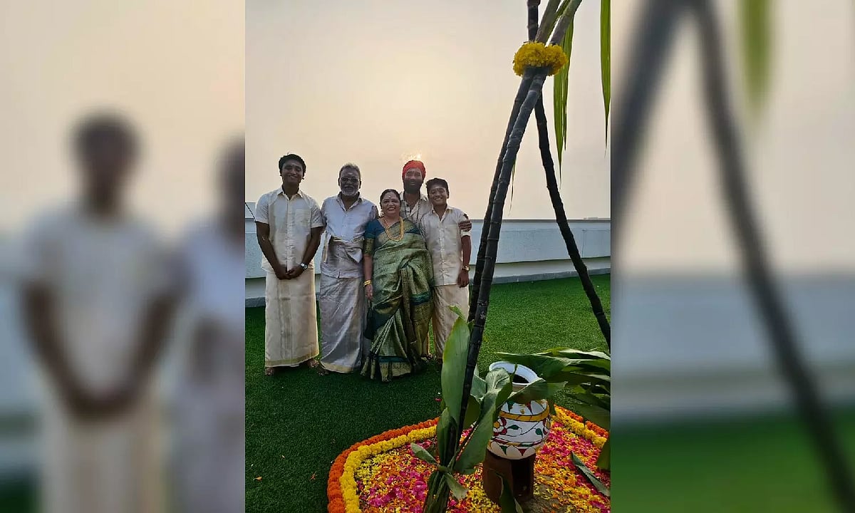Dhanush celebrates Pongal with his family, see pics
