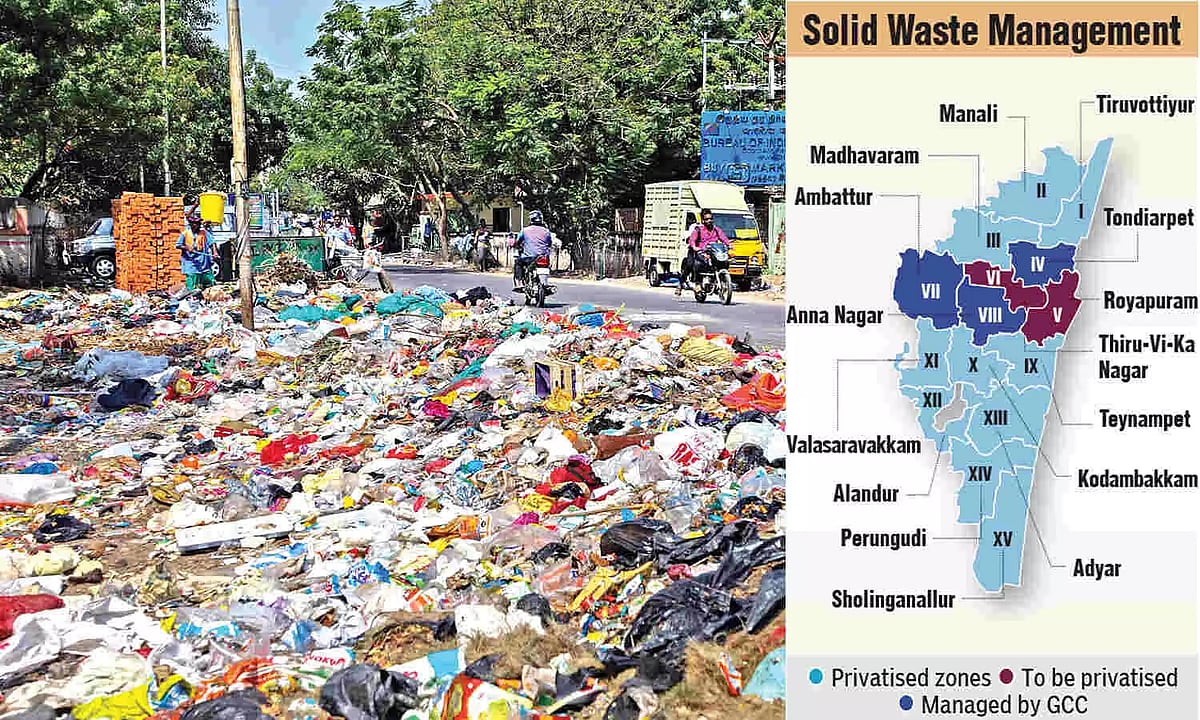 Chennai's waste woes worsen as Corporation plans to privatise SWM in 10 ...