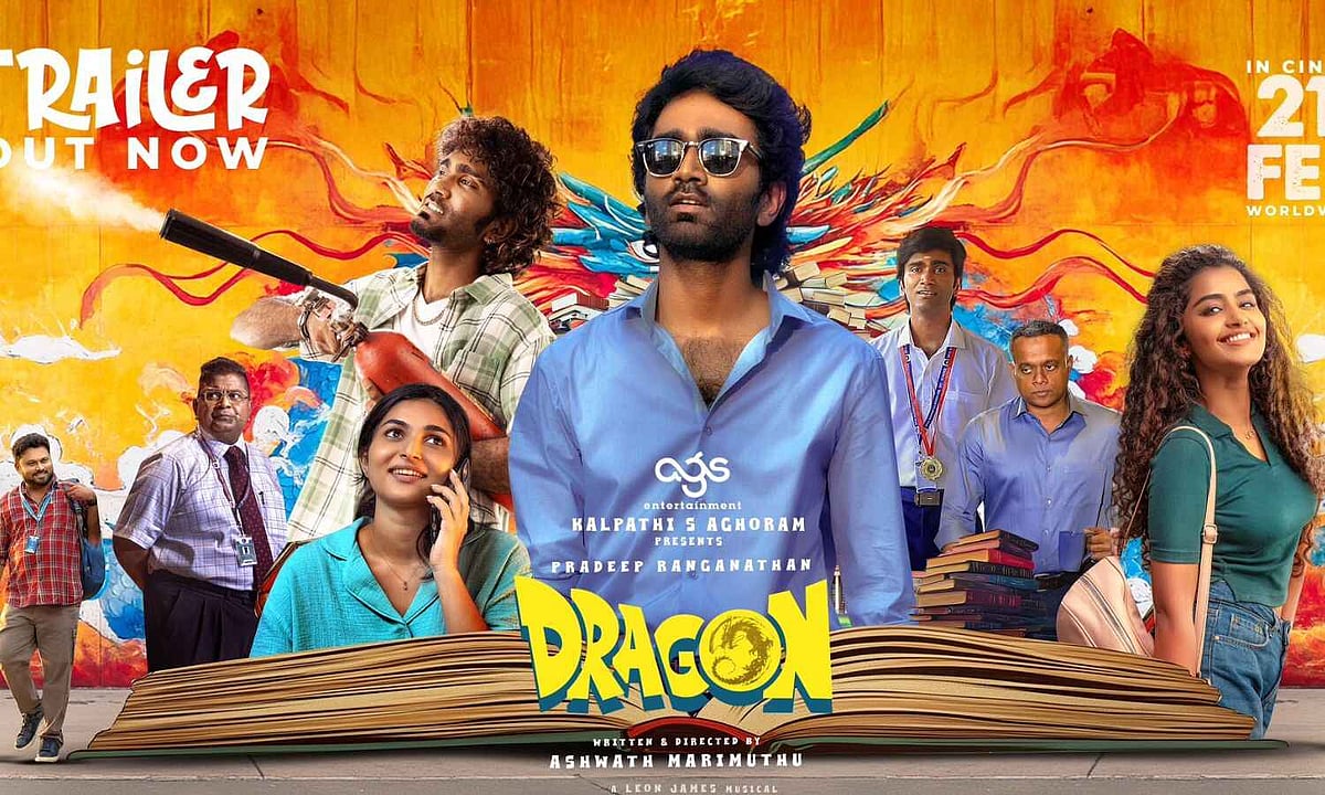 Pradeep Ranganathan plays raging youngster in Dragon trailer