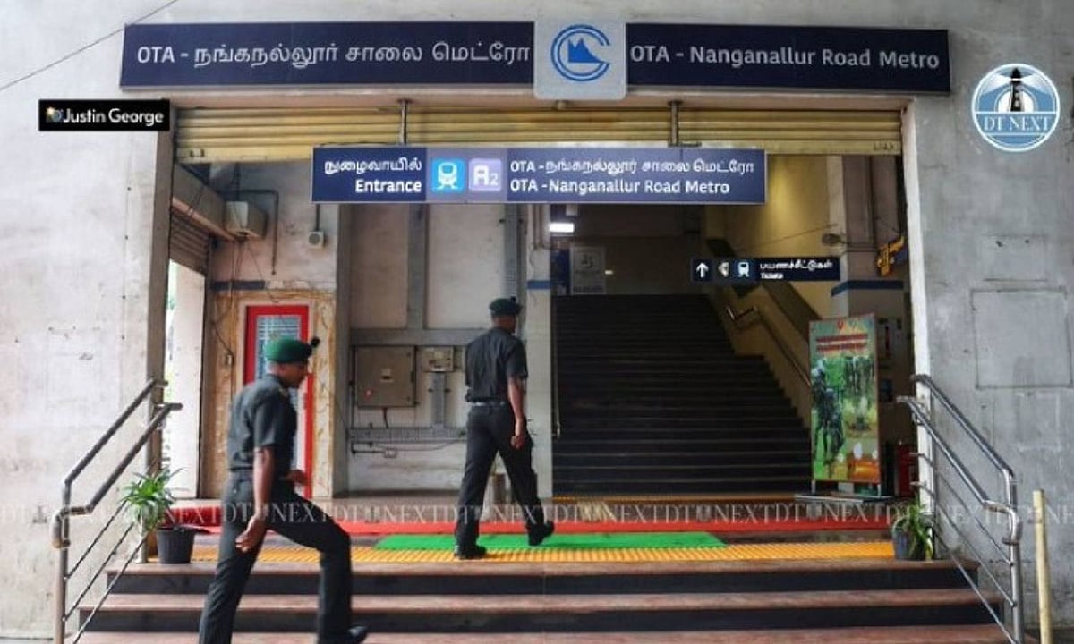 CMRL to construct second entry/exit point at OTA-Nanganallur metro ...