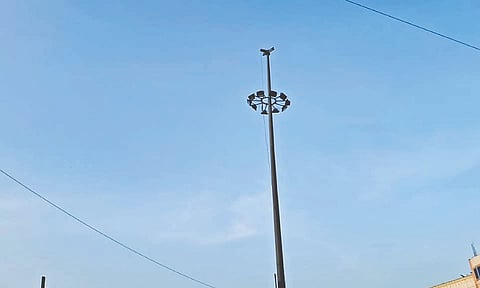 Chennai Citizen Connect: High mast light on Vallam Main Road left in ...