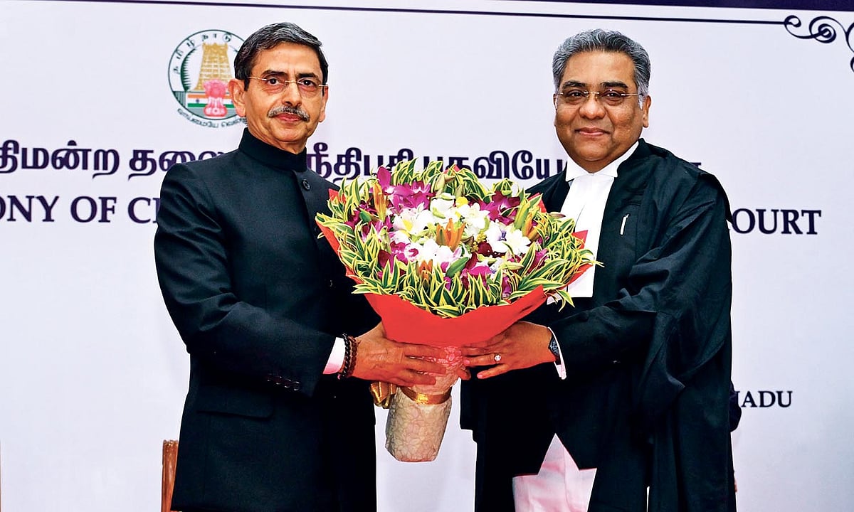 Justice Manindra Mohan Shrivastava sworn in as Chief Justice of Madras ...