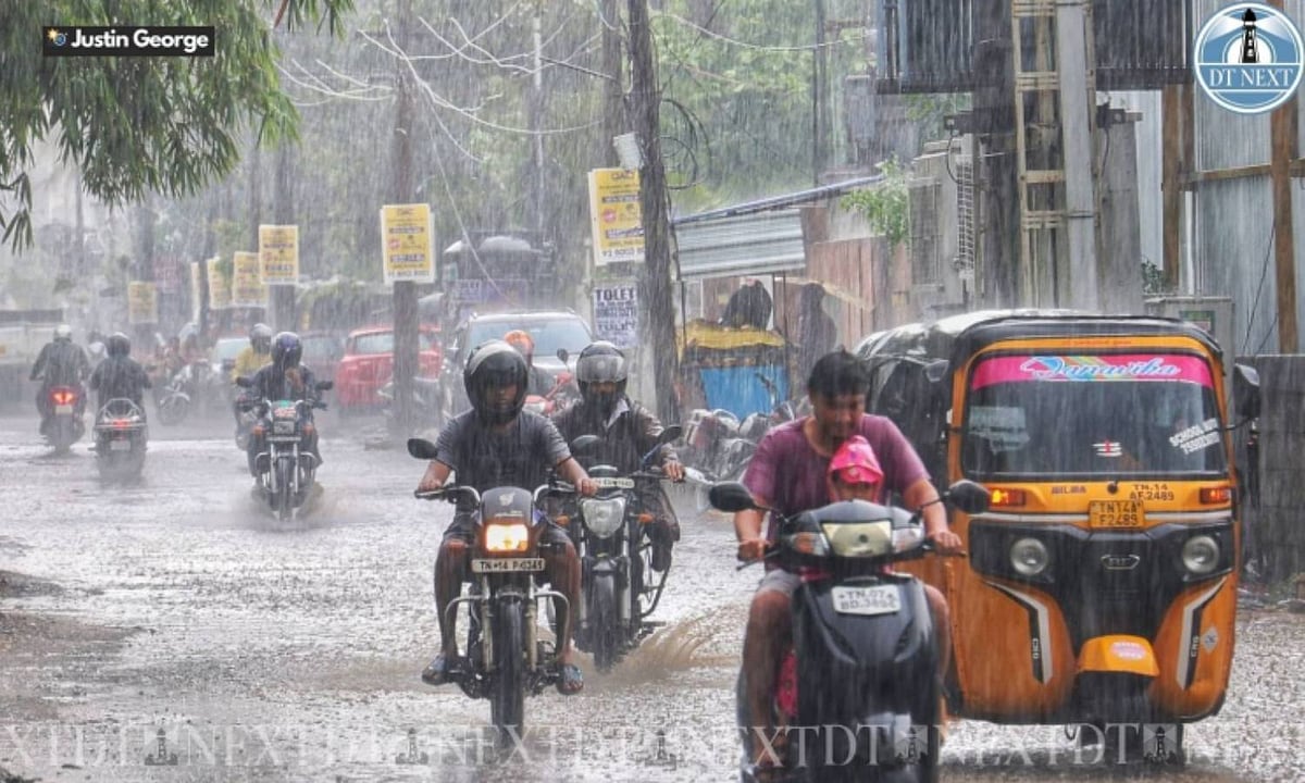 Heavy rain alert for southern TN; showers in Kanyakumari, Tenkasi