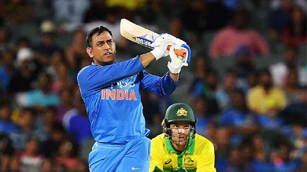 Dhoni launches drone Droni