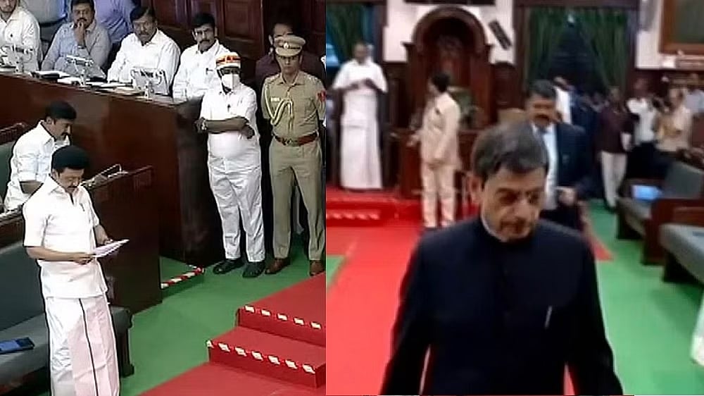 Governor Ravi Walks Out of Tamil Nadu Assembly Amidst Tensions Over ...