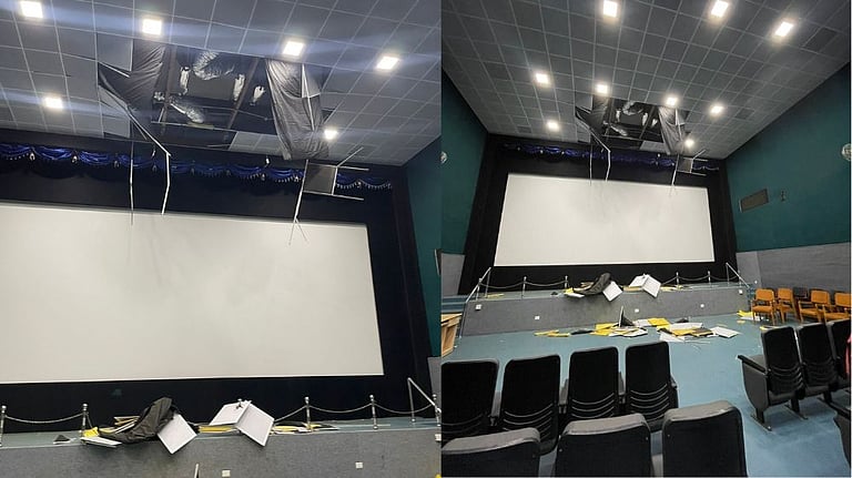 Auditorium roof of MGR film institute collapses twice in 2 days