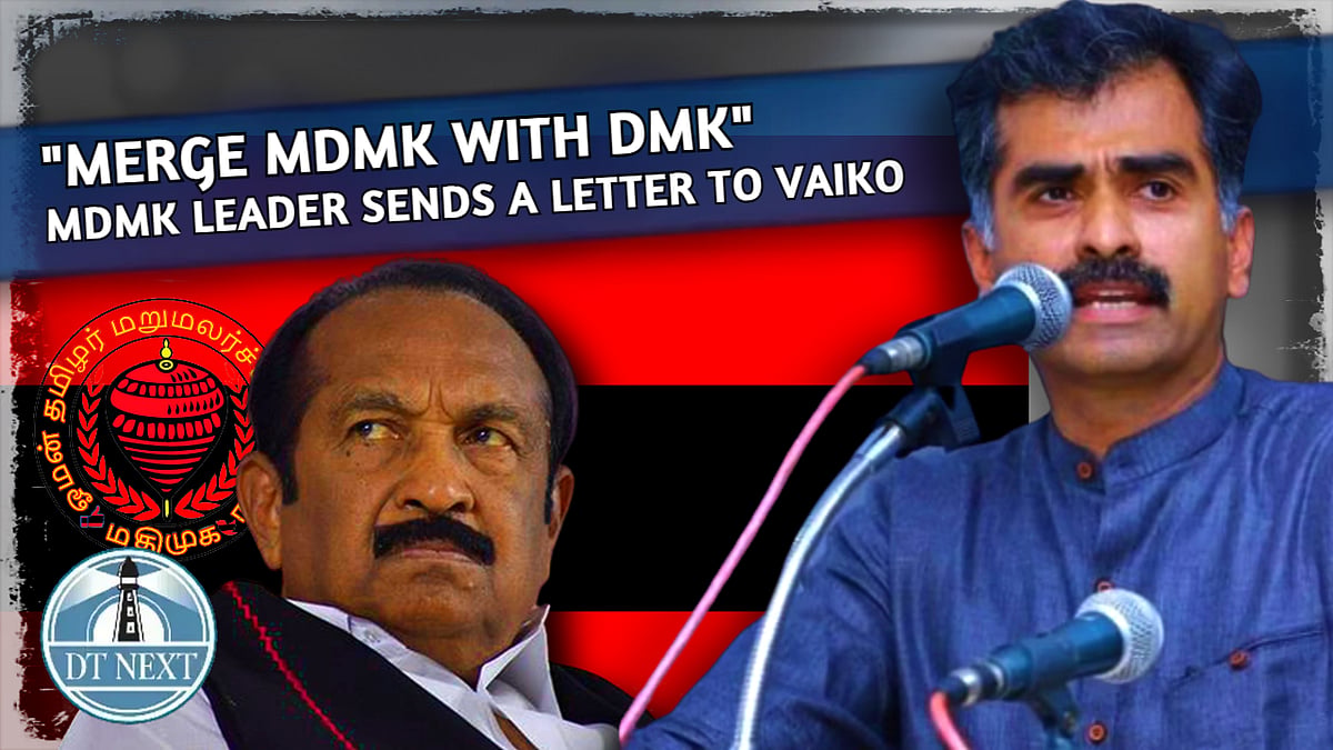 Merge MDMK with DMK: MDMK Leader sends a letter to Vaiko