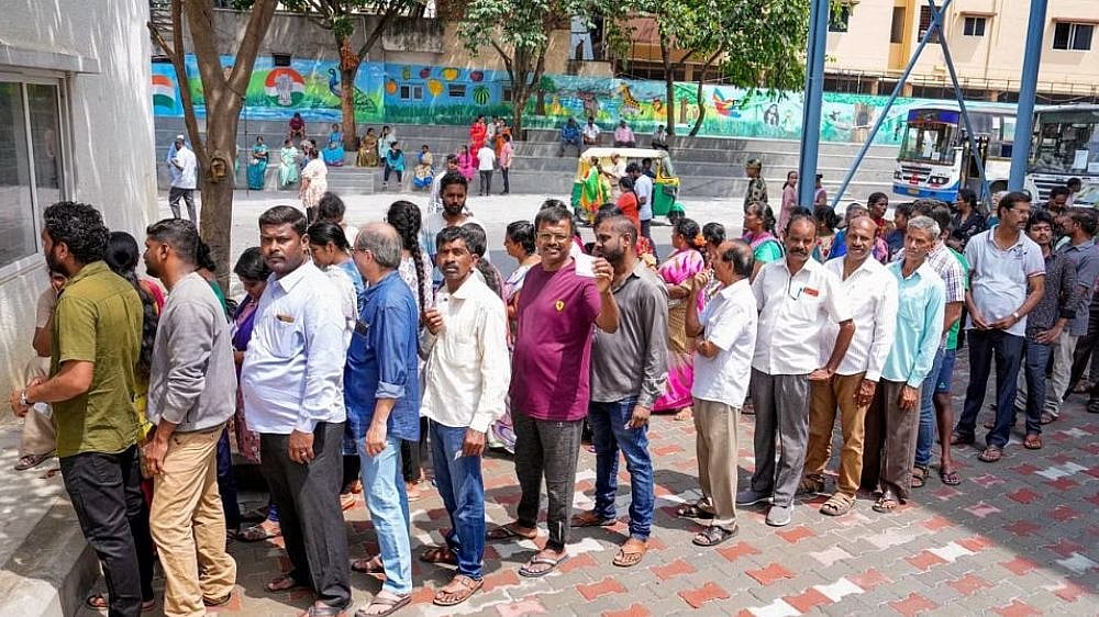 Karnataka assembly polls sees voter turnout of 72.67 per cent