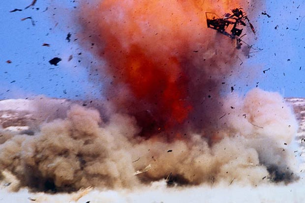 Bomb Injury. Examples 2 suffer injuries from blast after picking up unidentified explosives